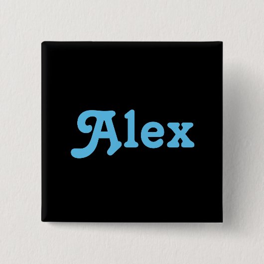 Button Alex (Vorderseite)