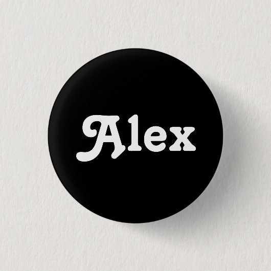 Button Alex (Vorderseite)