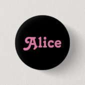 Button Alice (Vorderseite)