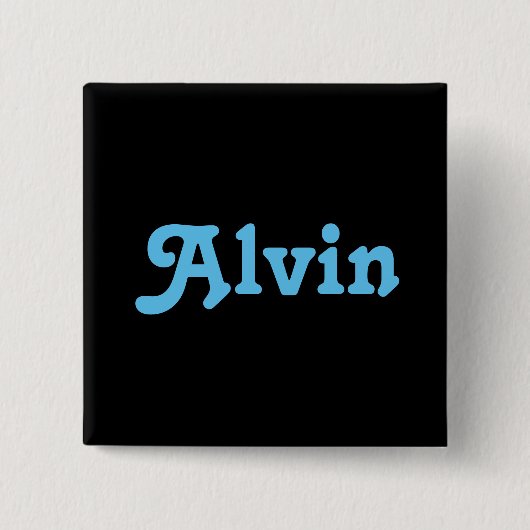Button Alvin (Vorderseite)