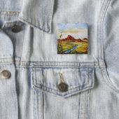 Button Ann Hayes Painting Red Rock Canyan (Beispiel)