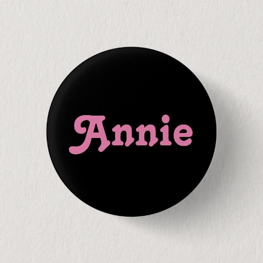 Button Annie (Vorderseite)