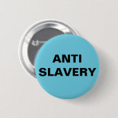 Button Anti Savery Turuoise Blue (Vorne & Hinten)