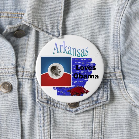 Button Arkansas Obama (Beispiel)