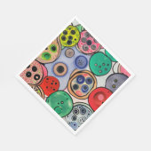 Button Art Serviette (Ecke)