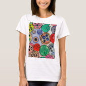 Button Art T-Shirt (Vorderseite)