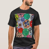 Button Art T-Shirt (Vorderseite)