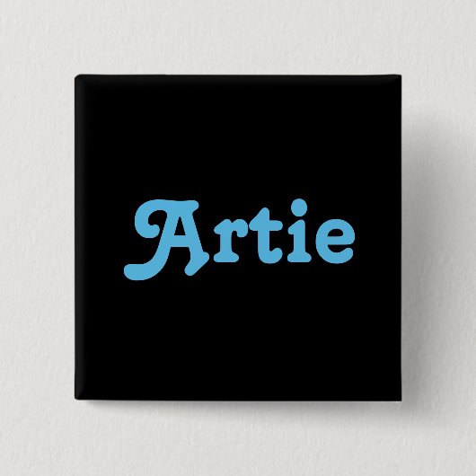 Button Artie (Vorderseite)
