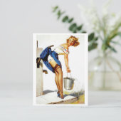 Button aufkleben postkarte (Stehend Vorderseite)