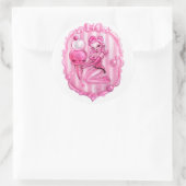 Button aus Eiscreme Runder Aufkleber (Tasche)