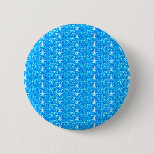 Button Baby Blue Glitzer (Vorderseite)