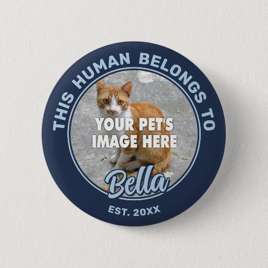 Button-Back-Button für Ihr Cat-Foto Button (Vorderseite)