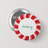 Button Back Button Name Abzeichen Weihnachtsfeier (Vorne & Hinten)