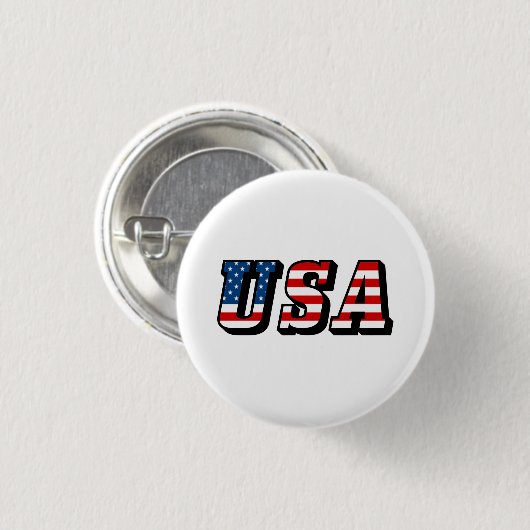 BUTTON-Back-Taste für USA-Flag Button (Vorne & Hinten)
