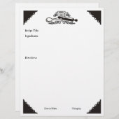 Button-Backpapier für Messbecher (Vorne/Hinten)