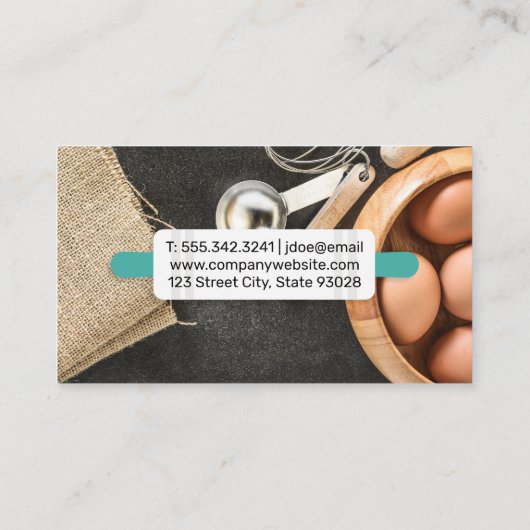 Button | Backzutaten Visitenkarte (Rückseite)