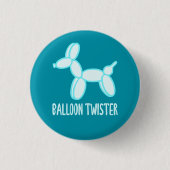 Button "Ballon Twister" (Light Blue) (Vorderseite)