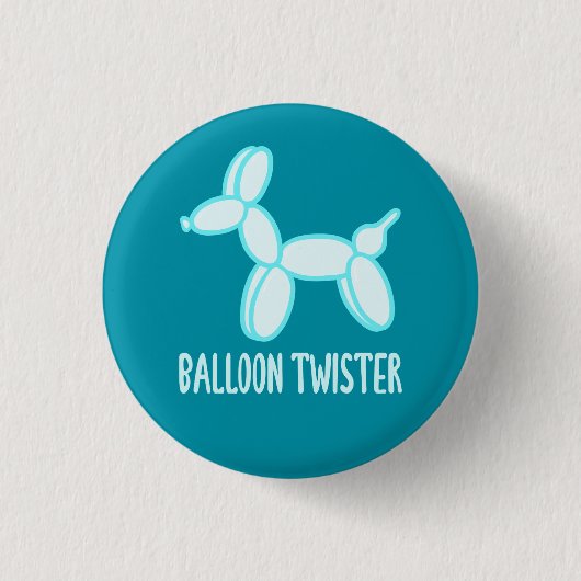 Button "Ballon Twister" (Light Blue) (Vorderseite)