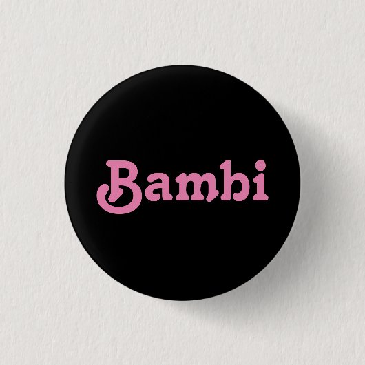 Button Bambi (Vorderseite)