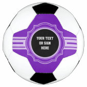 Button / Banner - trans-weiß XII + Ihre Ideen Fußball (Vorderseite)