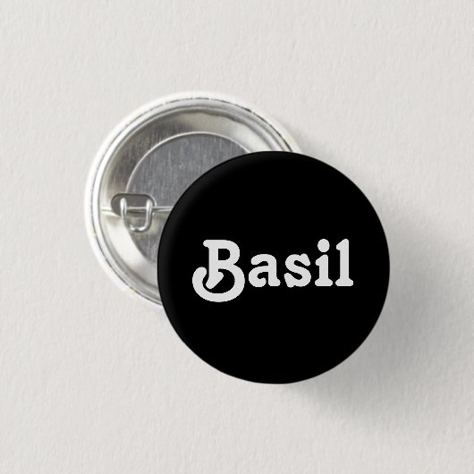 Button Basil (Vorne & Hinten)