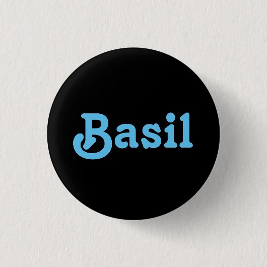 Button Basil (Vorderseite)