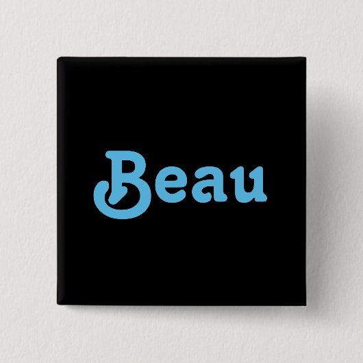 Button Beau (Vorderseite)