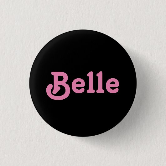 Button Belle (Vorderseite)