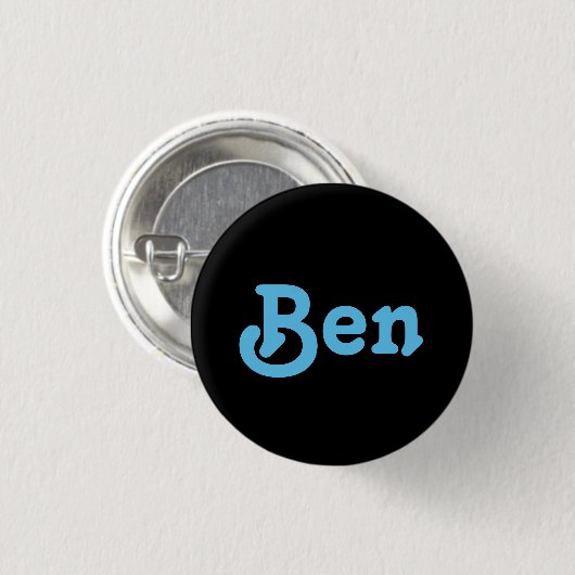 Button Ben (Vorne & Hinten)