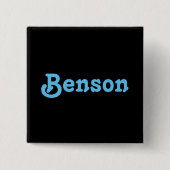 Button Benson (Vorderseite)