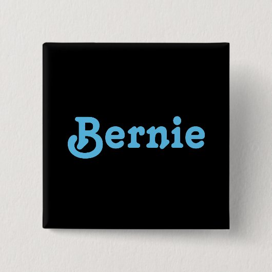 Button Bernie (Vorderseite)