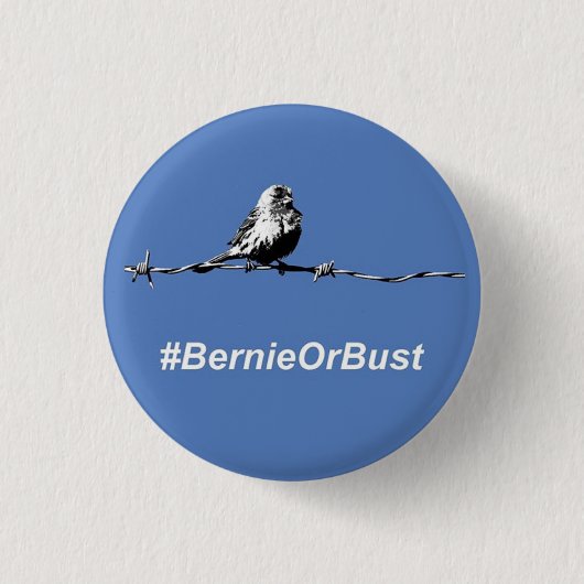 Button Bernie oder Bust (Vorderseite)