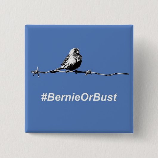 Button Bernie oder Bust (Vorderseite)