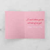 BUTTON-BIS-1950ER-VALENTINE FEIERTAGSKARTE (Innenseite)