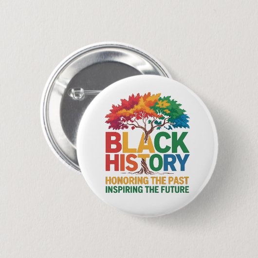 Button-Black History Month Button Set (Vorne & Hinten)