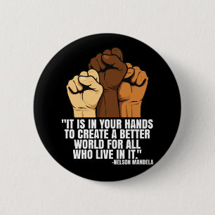 Button-Black History Month Knopfsatz Button