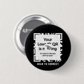 Button - BLACK - QR - PURE Collection (Vorne & Hinten)