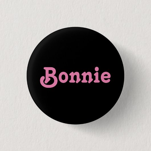 Button Bonnie (Vorderseite)
