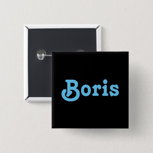 Button Boris (Vorne & Hinten)