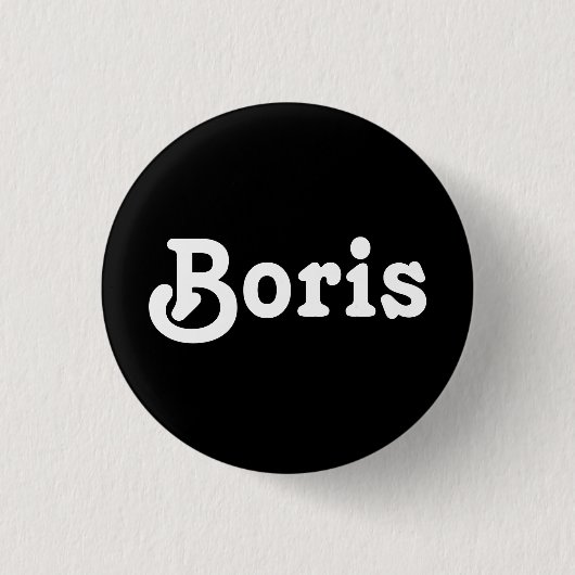 Button Boris (Vorderseite)