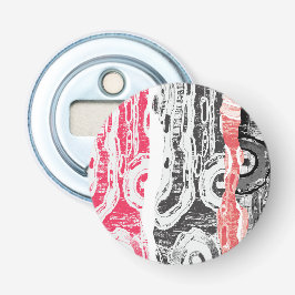 Button Bottle Opener – Abstract Land Flaschenöffner