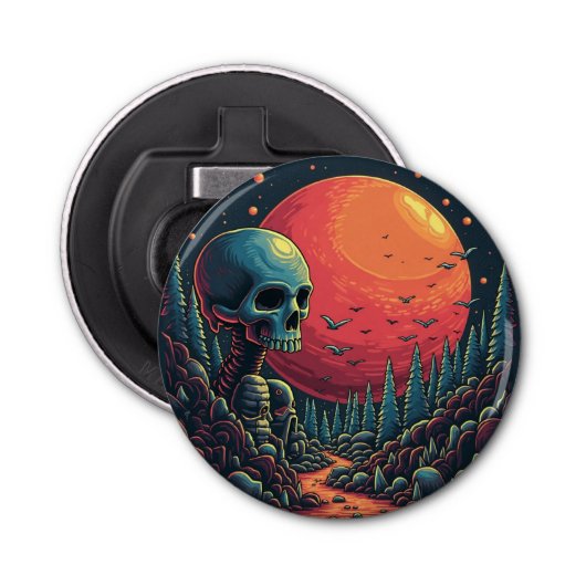 Button Bottle Opener Flaschenöffner (Vorderseite)