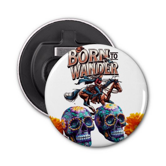 Button Bottle Opener Flaschenöffner (Vorderseite)