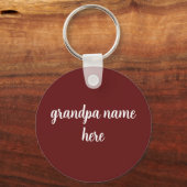 Button Bottle Opener Schlüsselanhänger (Rückseite)