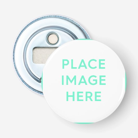 Button Bottle Opener - Souvenir Geschenkdesign Flaschenöffner (Vorderseite)
