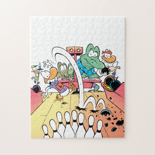 Button-Bowling des Sumpf-zehn Puzzle (Vertikal)