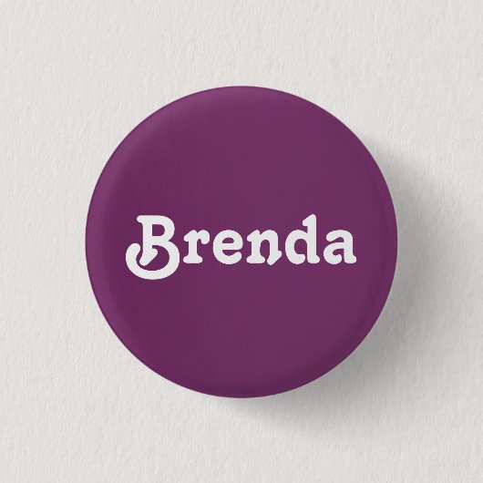 Button Brenda (Vorderseite)