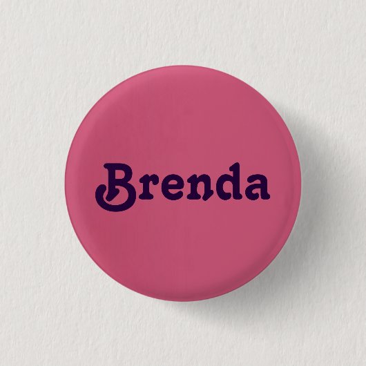 Button Brenda (Vorderseite)
