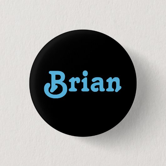 Button Brian (Vorderseite)