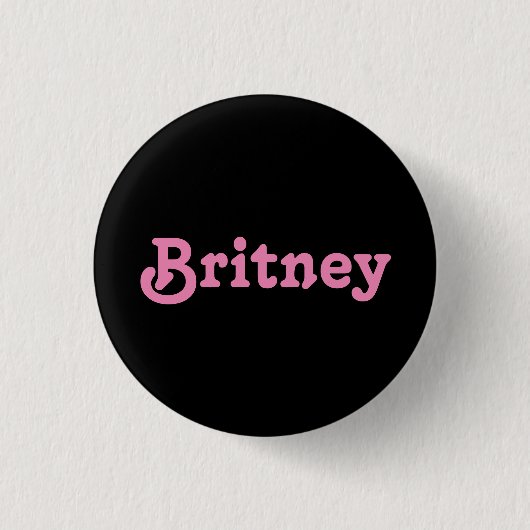 Button Britney (Vorderseite)